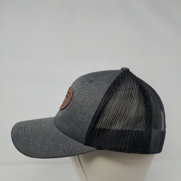 D25 Est. 1999 Snapback Trucker Hat Gray One Size Adjustable Mesh Back Team 365 - Picture 3 of 9